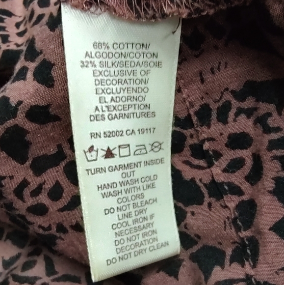 Women's Sequence Silk/Cotton Top - Picture 8 of 8